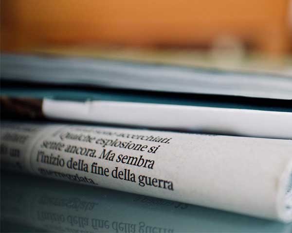 quotidiano con notizie